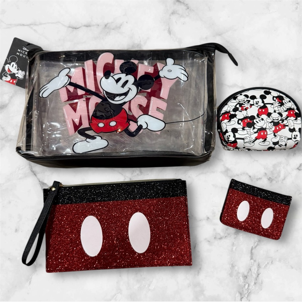 Disney Mickey Mouse Red and Black Accessory Set